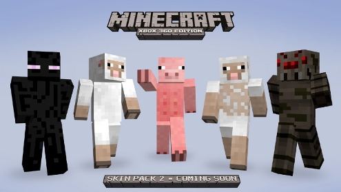 Minecraft - Xbox 360: Skin Pack 3 Announced!!! Cow, Skeleton